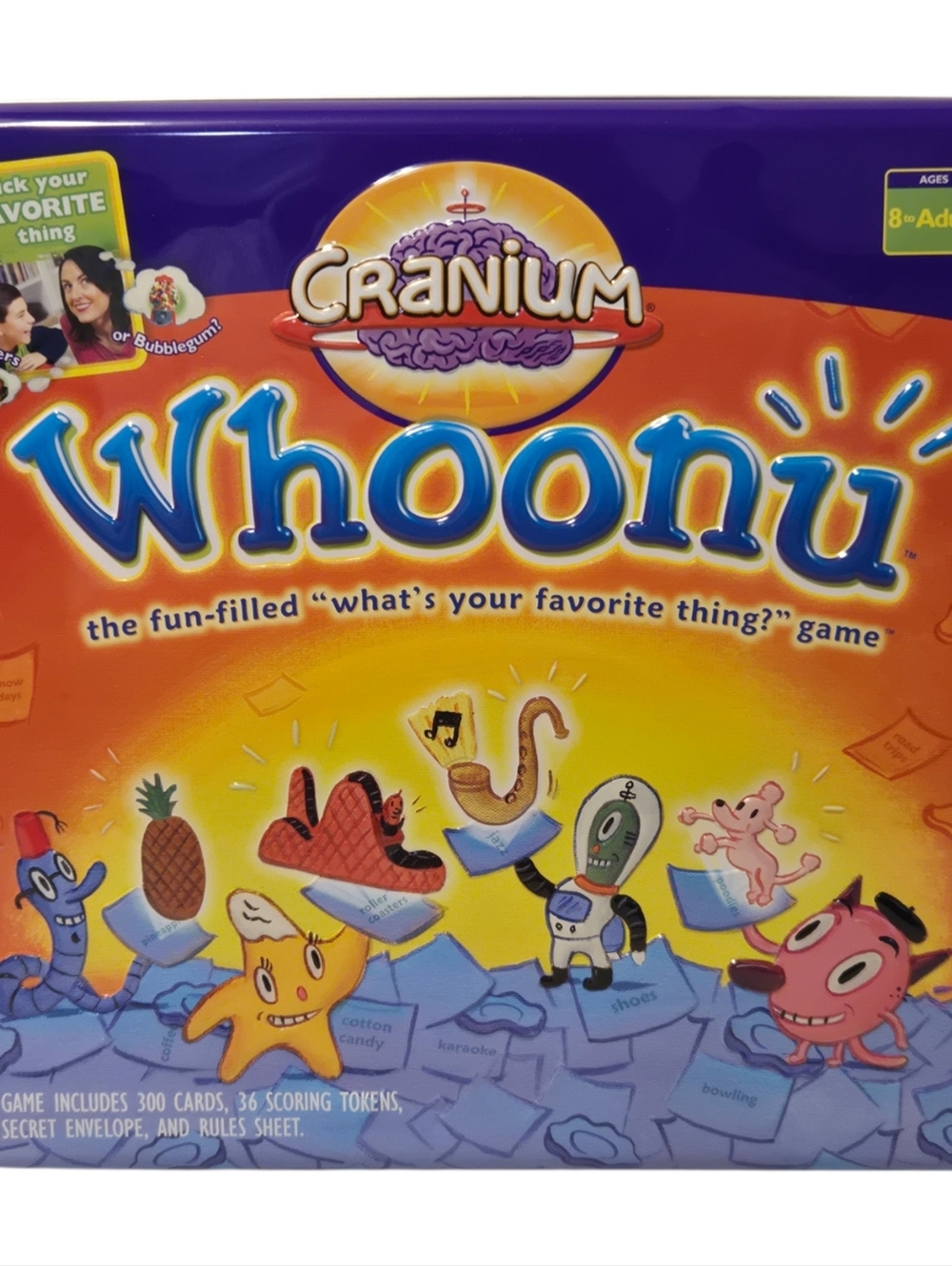 New, Open Box Cranium WHOONU Tin Edition Game 2005 Best Toy Award